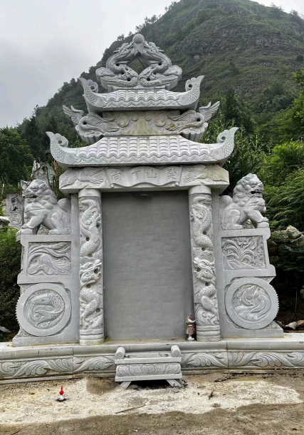 一碑二柱双层架子