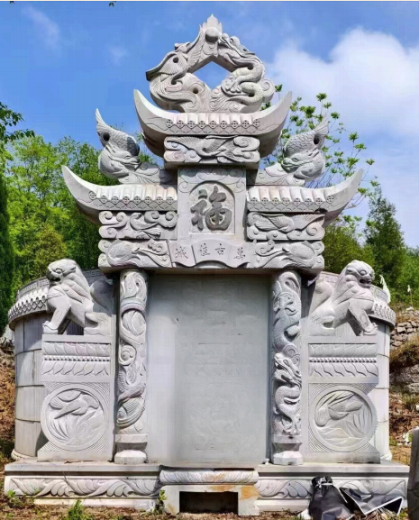 一碑二柱双层架子