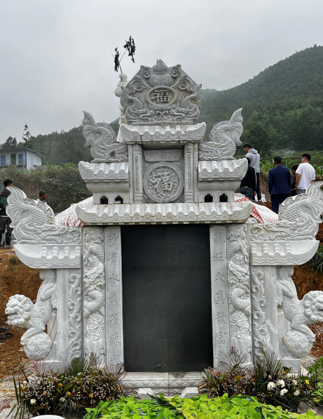 一碑二柱双层架子